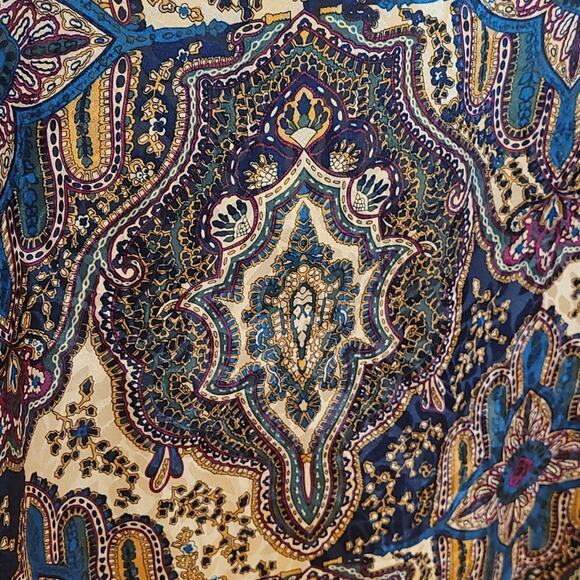 Vintage Size 14 Notations Layering Fall Colors Paisley and Floral Gorgeous - Picture 8 of 12